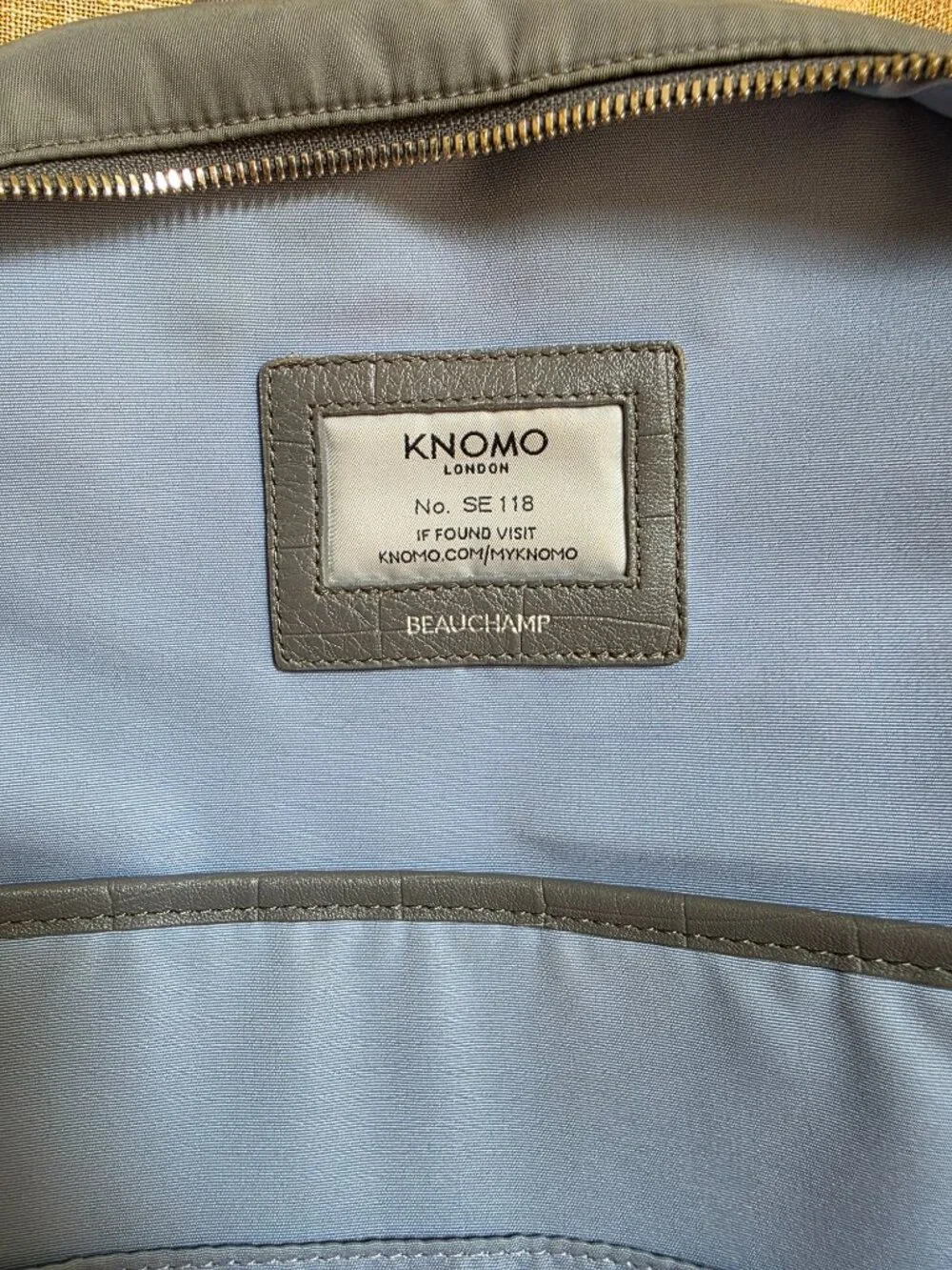 KNOMO London Beauchamp Laptop RFID Backpack No. SE118